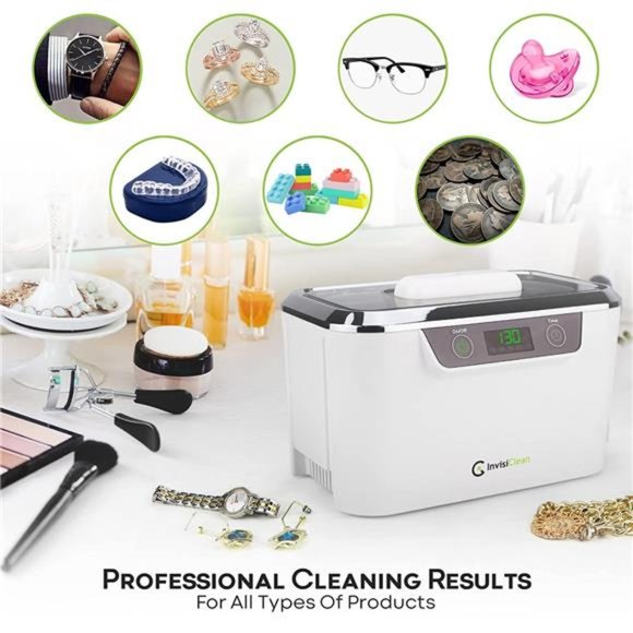 Professional Ultrasonic Cleaner Machine | Electronic Silver Jewelry Cleaner - Picture 4 of 7